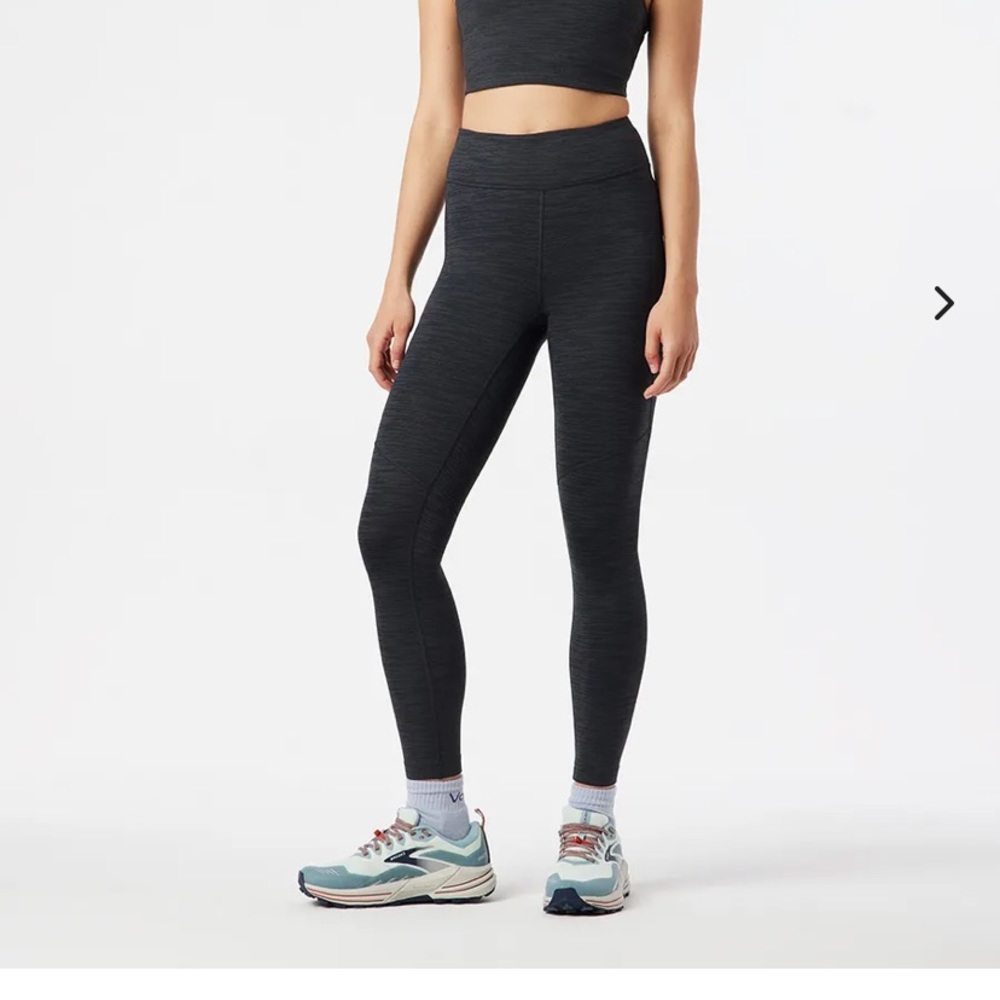 outdoor voices techsweat 7/8 leggings gray / black women’s small